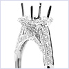 18K White Gold 1.06 ct Diamond Engagement Ring Setting - 24diamonds.com