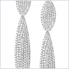 18K White Gold 3.19 ct Diamond Womens Earrings - 24diamonds.com