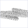 18K White Gold 0.39 ct Diamond Womens Band Ring - 24diamonds.com