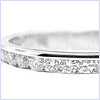 14K White Gold 0.77 ct Diamond Womens Band Ring - 24diamonds.com