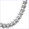 10K White Gold Mens Franco Chain 30 Inches - 24diamonds.com