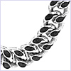 10K White Gold Mens Franco Chain 30 Inches - 24diamonds.com