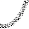 10K White Gold  Franco Mens Chain 30 Inches - 24diamonds.com