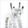 18K White Gold 0.66 ct Diamond Engagement Ring Set - 24diamonds.com