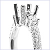 18K White Gold 1.24 ct Diamond Engagement Ring Setting - 24diamonds.com