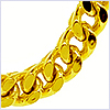 10K Yellow Gold Mens Franco Chain 37 Inches - 24diamonds.com