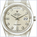 Rolex Oyster Perpetual Day-Date Mens Watch 118206-SD - 24diamonds.com