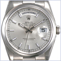 Rolex Oyster Perpetual Day-Date Mens Watch 118209-SSP - 24diamonds.com