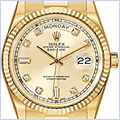 Rolex Oyster Perpetual Day-Date Mens Watch 118238DD - 24diamonds.com