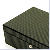 Intica FW-1810 Carbon Fiber 6 Watches Display Box - 24diamonds.com