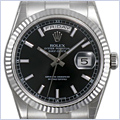 Rolex Oyster Perpetual Day-Date Mens Watch 118239-BKSP - 24diamonds.com