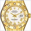 Rolex Oyster Perpetual Pearlmaster Ladies Watch 80318-PM - 24diamonds.com