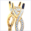 18K White Gold 0.60 ct Diamond Engagement Ring Setting - 24diamonds.com