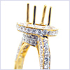 18K White Gold 1.31 ct Diamond Engagement Ring Setting - 24diamonds.com