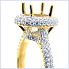 18K Yellow Gold 1.09 ct Diamond Engagement Ring Setting - 24diamonds.com