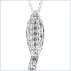 18K White Gold 2.47 ct Diamond Women's  Pendant - 24diamonds.com