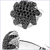 18K White Gold Mens 3.68 ct Diamond Cuff Links - 24diamonds.com