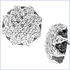 18K White Gold Mens 3.61 ct Diamond Cuff Links - 24diamonds.com