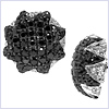 18K White Gold Mens 3.54 ct Diamond Cuff Links - 24diamonds.com
