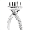18K White Gold 0.77 ct Diamond Engagement Ring Setting - 24diamonds.com