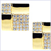 14K Yellow Gold Men's 2.62ct Diamond Cuff Links - 24diamonds.com