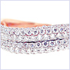 18K Rose Gold 0.76 ct Diamond Womens Ring - 24diamonds.com