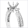 14K White Gold 0.43 ct Diamond Engagement Ring Setting - 24diamonds.com