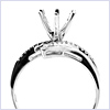 14K White Gold 0.20 ct Diamond Engagement Ring Setting - 24diamonds.com