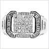 14K White Gold 1.12 ct Diamond Womens Ring - 24diamonds.com