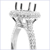 18K White Gold 1.06 ct Diamond Engagement Ring Setting - 24diamonds.com