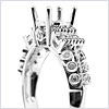 14K White Gold 0.33 ct Diamond Engagement Ring Setting - 24diamonds.com