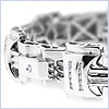 14K White Gold 0.65 ct Diamond Mens Bracelet 8 11/16 Inches - 24diamonds.com