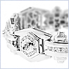 14K White Gold 3.02 ct Diamond Mens Bracelet  8 1/2 Inches - 24diamonds.com