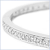 14K White Gold 0.67 ct Diamond Womens Bangle Bracelet - 24diamonds.com