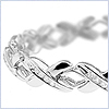 14K White Gold 0.73 ct Diamond Womens Bracelet 7 9/16 Inches - 24diamonds.com