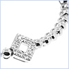 14K White Gold 0.50 ct Diamond Womens Bracelet 7 3/4 Inches - 24diamonds.com