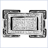 14K White Gold Mens 0.85 ct Diamond Ring - 24diamonds.com