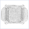 14K White Gold 1.38 ct Diamond Mens Ring - 24diamonds.com