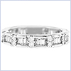 14K White Gold 0.99 ct Diamond Womens Ring - 24diamonds.com