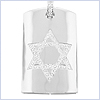 14K White Gold  0.66 ct Diamond Unisex Pendant - 24diamonds.com