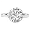 14K White Gold 0.75 ct Diamond Engagement Ring - 24diamonds.com