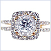 14K Yellow Gold 1.46 ct Diamond Engagement Ring - 24diamonds.com