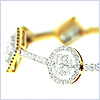14K Yellow Gold 3.16 ct Diamond Womens Bracelet 8 1/16 Inches - 24diamonds.com