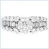 18K White Gold 1.30 ct Diamond Engagement Ring - 24diamonds.com