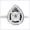 18K White Gold 0.71 ct Diamond Engagement Ring - 24diamonds.com