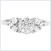18K White Gold 1.18 ct Diamond Engagement Ring - 24diamonds.com