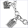 925 Sterling Silver Womens Hand Bags Charm Bracelet 7 3/4  Inches - 24diamonds.com