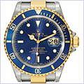 Rolex Oyster Perpetual Submariner Watch 16613 - 24diamonds.com