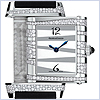 Jaeger LeCoultre Reverso Neva Womens Watch 267.34.04 - 24diamonds.com