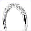 14K White Gold 0.47 ct Diamond Womens Ring - 24diamonds.com